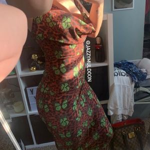 PRETTYLITTLETHING 🦋Leopard Butterfly Dress🦋